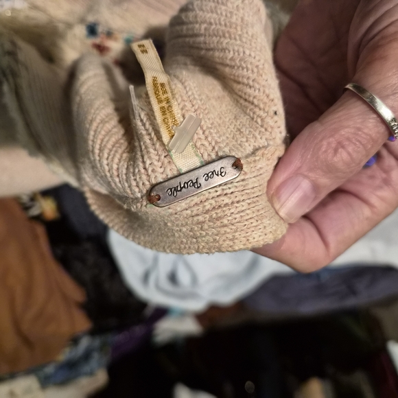 Free People Cream Knit Cardigan - Picture 7 of 7